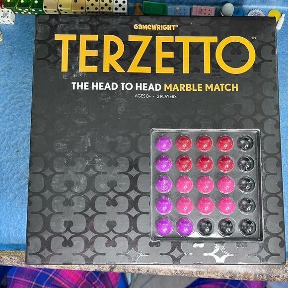 Terzetto 2013 head to head marble match complete Gamewright spacial recognition - Picture 6 of 7